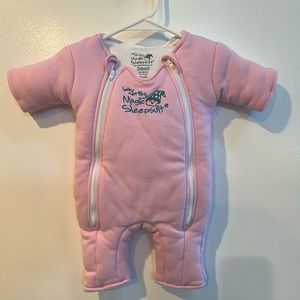 Baby Merlin's Magic Sleepsuit Baby Transition Swaddle Sleep Suit Pink 3-6 Months